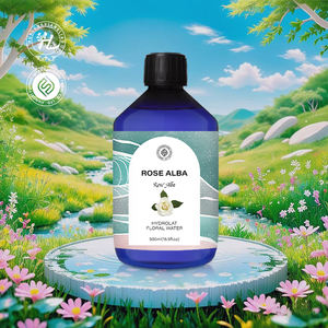 Hydrolat de Rosa Blanca Búlgara-Hydrosol orgánico para la cara del cabello-100% agua floral Rosa <span class=keywords><strong>Alba</strong></span> natural pura, destilación al vapor 500ML - Product Image 2