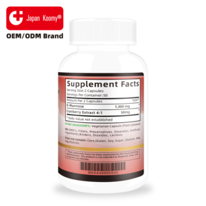 Suplemento Dietético Shecome D Mannose 1300mg con Extracto de Arándano para Adultos, Apoya la Salud del Tracto Urinario, Cápsulas de D Mannose - Product Image 5