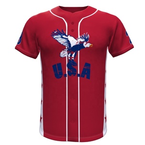 Maillot de baseball, logo personnalisé bon marché, mode 2019 - Product Image 1