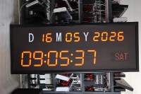 Reloj Digital LCD Sincronizado NTP para Aula, Reloj de Pared con Sincronización de Red Especial para Salas de Examen Escolares