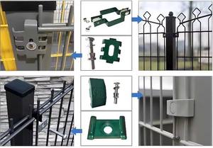 Clôture en fil métallique double soudé MaiFa, maille <span class=keywords><strong>rigide</strong></span>, durable, anti-corrosion, ISO9001, pour panneaux de clôture de jardin, résidentiels et commerciaux - Product Image 5