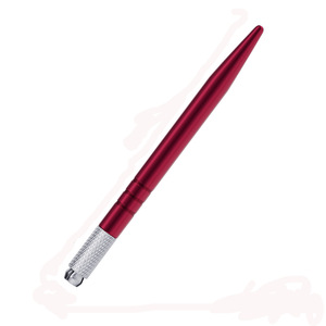 Pluma manual de microblading metálica, soporte de cuchilla PMU no desechable para sombreado de cejas - Product Image 2