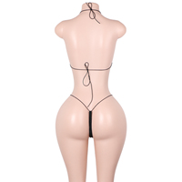 Ensembles de lingerie deux pièces à lacets avec paillettes en vrac, tenues de danse exotique, string, pour festivals, raves, danseuses et équipement de boîte de nuit