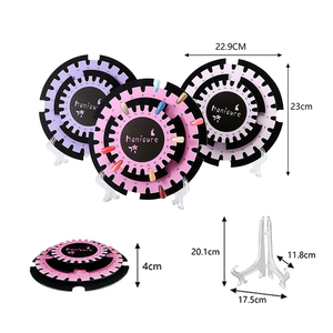 48 Color Rotating Replaceable 2 Layer Nail Color Card Display Board Gel Polish Chart Salon Manicure Nail Art Showing <b>Tool</b> - Product Image 2