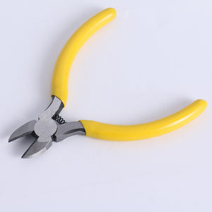 Penjualan laris Tang sisi Diagonal tajam 5 "pemotong kawat kabel profesional pegangan baja kelas DIY gagang plastik OEM dapat disesuaikan - Product Image 3