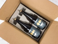 Boîte en carton ondulé personnalisé de haute qualité, emballage ondulé pour la livraison à domicile