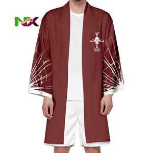 เสื้อคลุมยาวสไตล์ลูฟี่ วานโอะ คันทรี คอสเพลย์การ์ตูนญี่ปุ่น เสื้อคลุมกิโมโน ชุดคอสเพลย์อนิเมะ เสื้อยืดผู้ชาย - Product Image 5