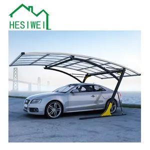 HESIWEI花园棚聚碳酸酯屋顶板可伸缩车棚棚