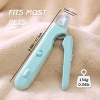 Cortauñas Eléctrico 2 en 1 para Mascotas con Amoladora, Recargable por USB-C, Tijeras de Bajo Ruido para Perros Pequeños, Medianos y Grandes
