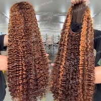 Perruque Lace Front HD Transparente 13x4 Cheveux Humains Naturels Bruts Birmans Bouclés 100% Véritables # Perruques couleur bordeaux 99J pour femmes noires, vente en gros