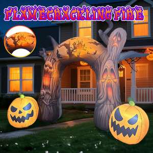 Arche gonflable personnalisée sur mesure pour Halloween, 10 pieds, avec éclairage LED intégré - Product Image 4
