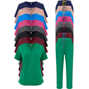 Nuevos Conjuntos de Uniformes Médicos para Mujer, Logotipo Personalizado OEM, Fabricación de Uniformes de Enfermera, Conjuntos de Uniformes Médicos Unisex - Product Image 3