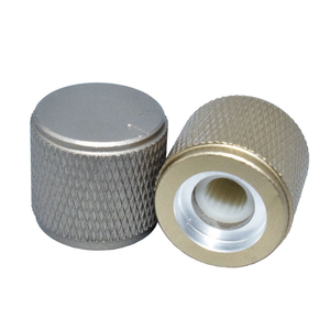 19*18mm 15*13mm tapa de perilla de aleación de aluminio de bronce perilla de potenciómetro giratorio de estilo nórdico para perillas de potenciómetro de amplificador personalizadas - Product Image 1