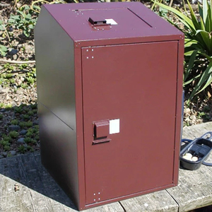 Highlander Series Outdoor Bear Resistant <strong>Trash</strong> Enclosure Single Compartment <strong>95</strong> <strong>Gallon</strong> Waste Storage Cage - Product Image 4