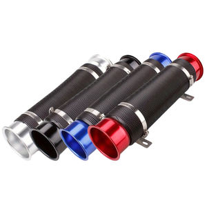 Tubo de entrada Turbo de admisión de aire frío manguera de conducto ajustable colector de <span class=keywords><strong>coche</strong></span> tubo de aluminio sistemas de refrigeración admisión de turbina Universal - Product Image 1