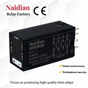 Bán Buôn Naidian Tùy Chỉnh Kỹ Thuật Số Thời Gian Tiếp Sức H3Y-4 AC DC 220V Chậm Trễ Hẹn Giờ 0 ~ 10 Thứ Hai Mini Tiếp Sức - Product Image 2
