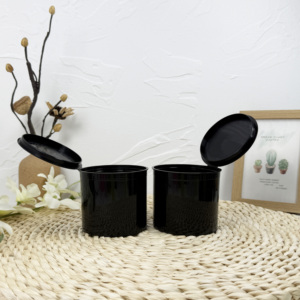 หลอดทดลองพลาสติกพร้อมฝาบานพับสำหรับใส่ยาท่อป๊อปท็อปสีดำขนาด98มม. 110มม. ทนทานต่อเด็ก - Product Image 3