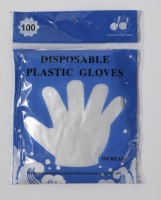 100 pièces/sac jetables PE gants alimentaire cuisine gants en plastique de qualité alimentaire épaissi Transparent main gants pour Salon Restaurant