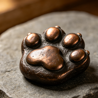 Sculpture sur mesure BZY, adorable patte de chat, ornement de bureau, grande statue en cuivre pour café à chats, intérieur et extérieur