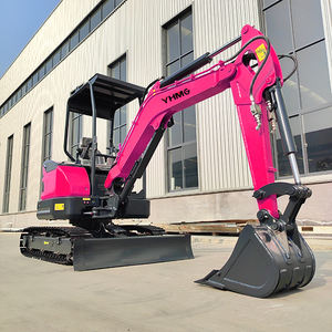 Mini-excavatrice hydraulique rotative AIDE de 2,5 tonnes et 3,5 tonnes, mini-excavatrice sur chenilles, moteur diesel, tout-terrain, à vendre - Product Image 1