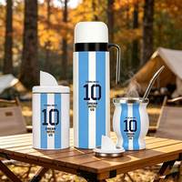 Thermos de grande capacité pour Yerba Mate, anti-fuite, sans BPA, avec ensemble de tasses pour Yerba Mate, idéal pour les randonnées en plein air