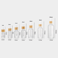 Bouteilles en verre pour huiles essentielles en promotion, 5ml-100ml, vides, avec compte-gouttes, scellables, logo personnalisé, OEM/ODM disponible