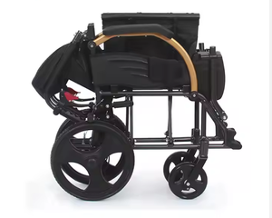Meilleures ventes de fauteuils roulants manuels légers pour adultes seniors repose-pieds pliable et amovible facile à transporter en avion et en voiture roues magnétiques - Product Image 3
