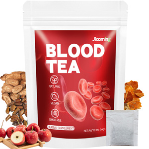 Jiaoming Venda Quente 100% Puro Chá De Ervas Natural para Pressão Arterial OEM Customizável Sangue Chá Sacos De Alto Grau 4g * 10 Pcs - Product Image 1