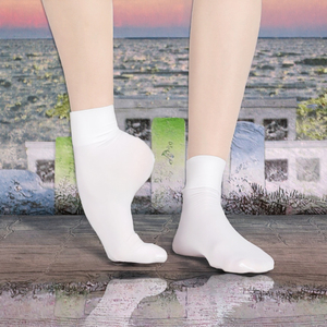 Shorts de Ballet Profesionales para Niñas, Calcetines Finos de Verano para Danza Latina con Tobillo Alto y Logotipo en el Puño - Product Image 2