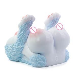 Masturbador Masculino de Silicona Snow Fox Lutya, Diseño de Muñeca de Fantasía, Medio Cuerpo, Doble Canal, Experiencia Realista para Mayores de 18 Años - Product Image 3