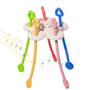 Feiaoda Montessori Sensory String Teether Puzzle Early Education <strong>Pull</strong> Activity <strong>Toy</strong> Food Grade <strong>Silicone</strong> Baby Soothing <strong>Toys</strong> - Product Image 5