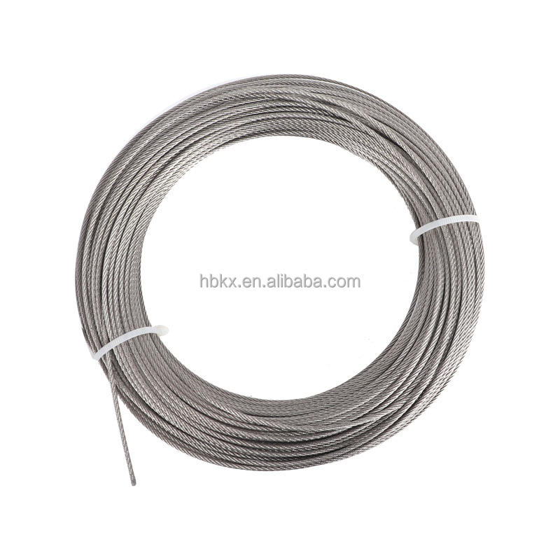 Smooth Surface Corrosion-resistant Wooden Reel Stainless Steel Wire Rope  Wholesale Stainless Steel Twisted Wire Ropes Cable