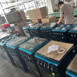 D Multifunctional 5 Burner Gas <b>Stove</b> Oven Convection Feature Freestanding Stainless Steel Range 120L Oven Restaurant Use - Product Image 1