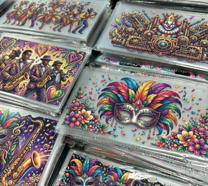 Carnival Queen Film de transfert thermique lavable anti-UV pour gobelets, motif floral tournesol vibrant à effet 3D en relief, pour verres Libbey de 16 oz - Product Image 2