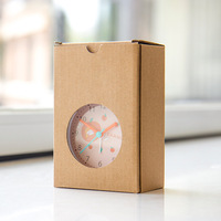 Réveil Super Ring au design de fruits de dessin animé pour étudiants et enfants, avec éclairage, simple et mignon, pour bureau et chambre