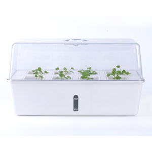 Latest design high quality ABS+PC self-watering propagator hydroponic seeding set and herb grow box