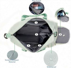 Sac de sport et de loisirs imperméable personnalisé, échantillon gratuit, couleur au choix, pas cher, pour voyage, gym et activités de plein air - Product Image 4