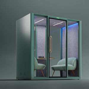 Cabine insonorisée sur mesure avec revêtement intérieur en mousse souple pour bureau, cabine téléphonique, <span class=keywords><strong>studio</strong></span> <span class=keywords><strong>de</strong></span> musique, cabine vocale - Product Image 5