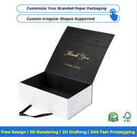 Caja de Regalo de Lujo de Alta Gama al por Mayor con Cierre Magnético, Materiales Reciclados Ecológicos, Relleno de Esponja, Soluciones de Embalaje Personalizadas
