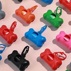 Saco de cocô de cachorro biodegradável, venda no atacado, suporte de resíduos animais de estimação com dispensador - Product Image 2