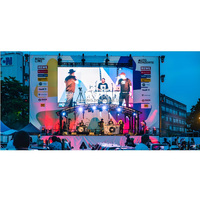 Mur vidéo LED IP65 pour extérieur et intérieur, écran sans panne, portable, pour scène d'église, affichage de fond de scène, commerce de détail et services en libre-service