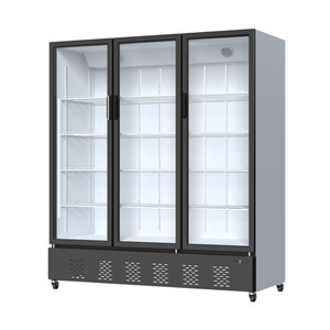 Supermarket Glass Doors Fridge Refrigerator and Stand Display <b>Freezer</b> CTBSC376F Glass Door Display Drink <b>Freezer</b> Cooler CTBSC376 - Product Image 3