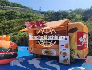 Remorque de camion de nourriture multifonctionnelle pour hot-dogs et glaces en plein air avec construction en acier inoxydable pour la restauration mobile personnalisée - Product Image 3