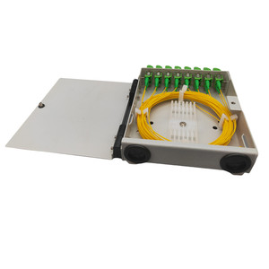 4 8 puertos Mini ODF Montaje en pared Metal Fibra óptica Mini FDF Terminación Carcasas Paneles de distribución de fibra óptica Caja de pared <span class=keywords><strong>FDP</strong></span> - Product Image 3