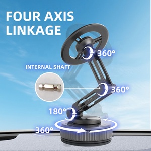 Supporto Magnetico per Telefono da Auto OEM con Braccio Robotico Estensibile a 360° °   Supporto Girevole per Cruscotto con Capacità di Carico 20KG e Sistema Anti-Vibrazione - Product Image 2