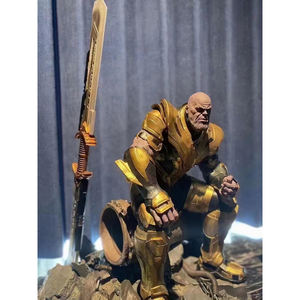 72cm alta calidad fibra de vidrio tamaño real superhéroe película estatuas figura de acción modelo <span class=keywords><strong>Thanos</strong></span> Escultura resina <span class=keywords><strong>Thanos</strong></span> estatua - Product Image 4