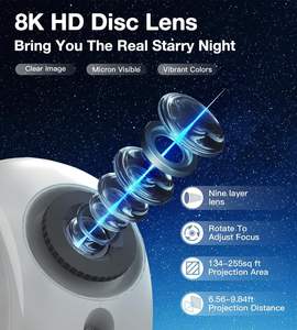 Proyector de Estrellas Inteligente para el Hogar, Proyector de Galaxias 13 en 1, Luz LED de Cielo Estrellado, Enchufable, Moderno, para Dormitorio, con Música BLE, Luz Nocturna - Product Image 5