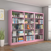 Étagère à livres en acier pour la maison, bibliothèque au sol, étagère à livres pour enfants, bibliothèque de bureau, moderne, simple, grande capacité, rangement, achat en gros