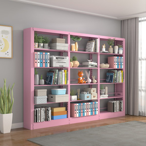 Estantería <span class=keywords><strong>de</strong></span> Acero para el Hogar, Librería <span class=keywords><strong>de</strong></span> Piso, Estantería para Libros Infantiles, Estantería <span class=keywords><strong>de</strong></span> Estudio Moderna y Sencilla con Gran Capacidad <span class=keywords><strong>de</strong></span> Almacenamiento - Product Image 4