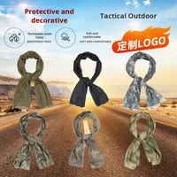 Écharpe de camouflage en maille pour hommes et femmes Écharpe de visage en maille respirante pour le camping, la chasse et la randonnée Bandanas